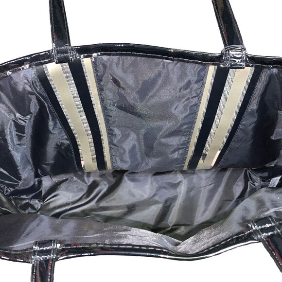 Victorias Secret Womens Shoulder Bag Handbag Tote Purse Pink Black - Picture 7 of 9